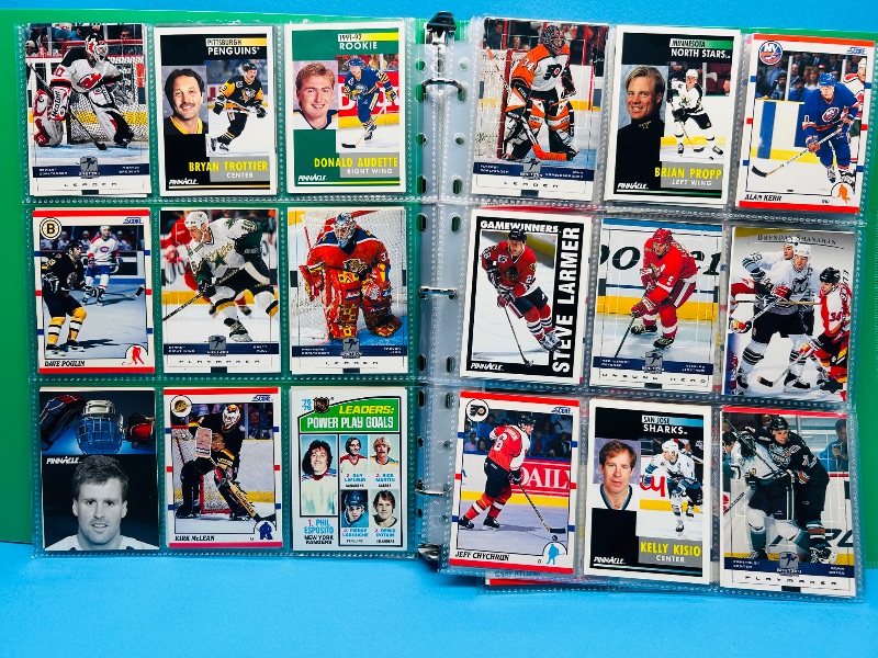 Photo 1 of 593700… final sale no return/refund- 270 mixed hockey cards in binder