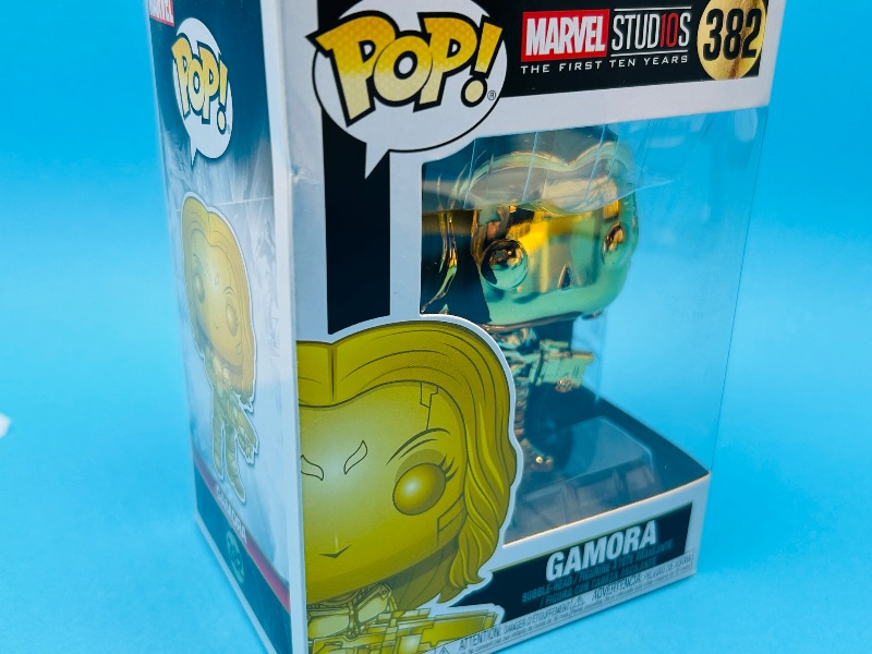 Photo 1 of 593703… Funko pop Marvel Gamora gold bobblehead figure 