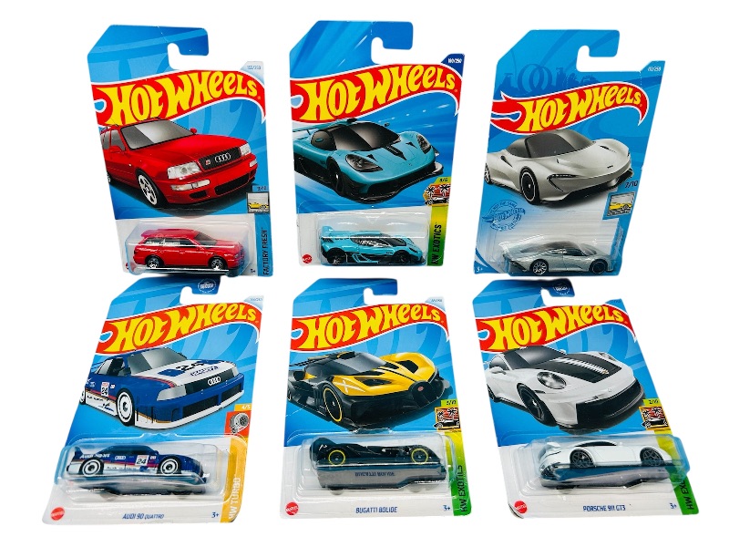 Photo 1 of 593708… 6 hot wheels die cast cars