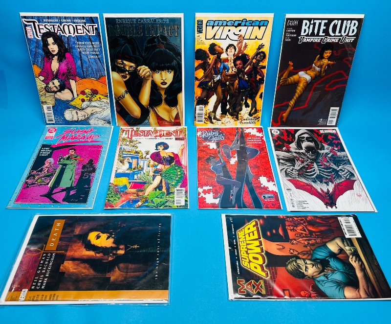 Photo 1 of 593728…adults only-10 comics for mature readers in plastic sleeves 