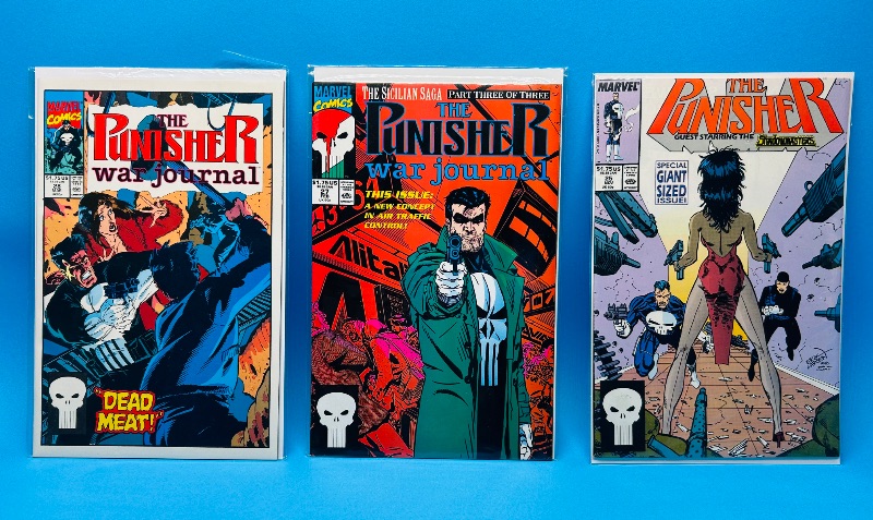 Photo 1 of 593731…3 punisher comics in plastic sleeves 