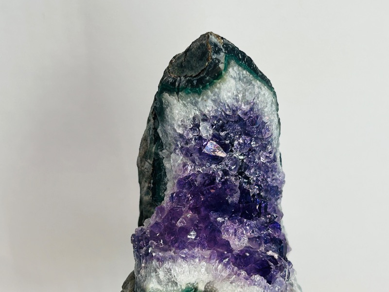 Photo 1 of 593768…5” amethyst crystal on stand- height includes stand