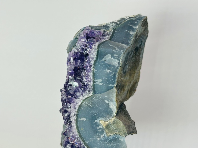 Photo 1 of 593769…6” amethyst crystal on stand- height includes stand