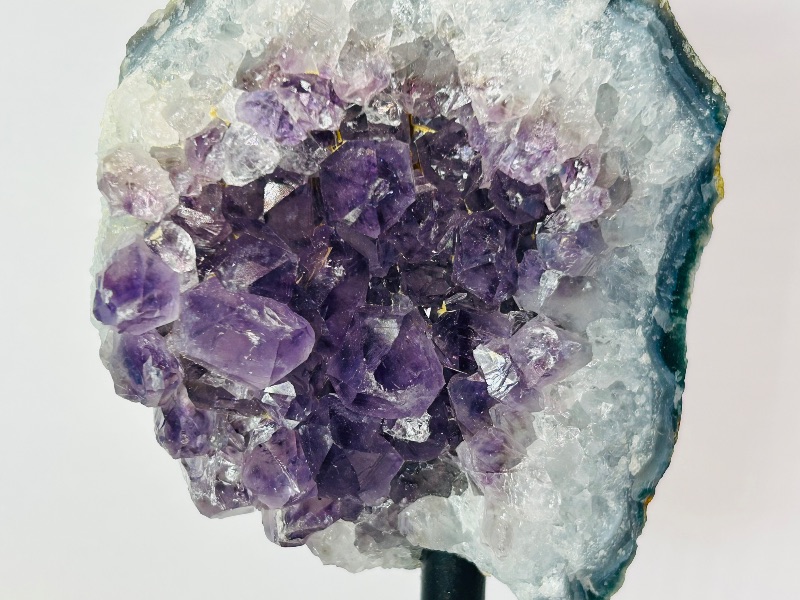 Photo 1 of 593771…5” amethyst crystal on stand- height includes stand