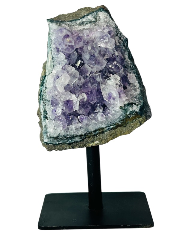 Photo 1 of 593772…5.5” amethyst crystal on stand- height includes stand