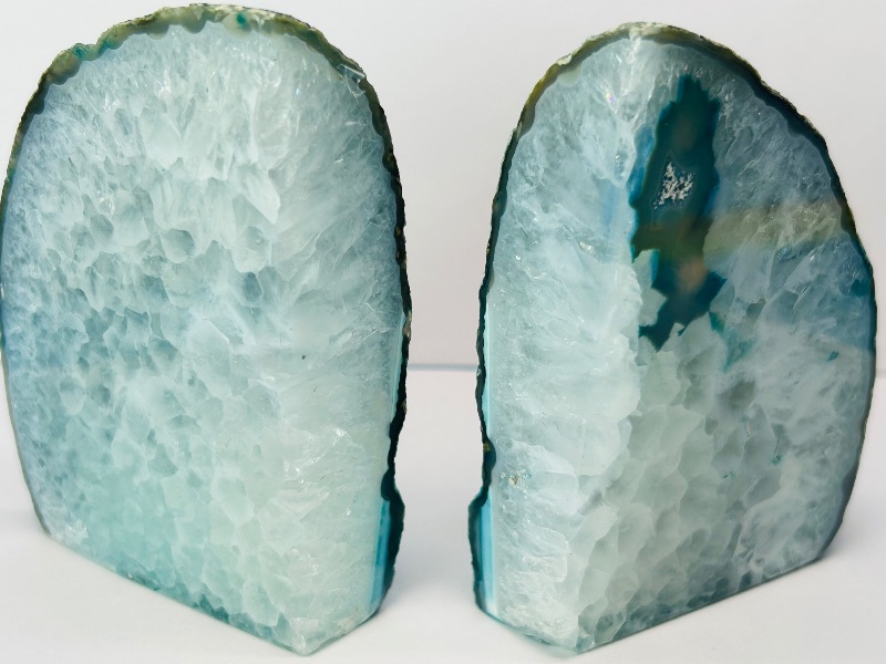 Photo 1 of 593774…4” agate base bookends