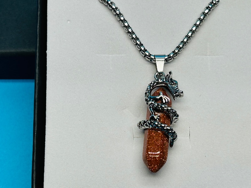 Photo 1 of 593784… dragon pendant on 25” chain in gift box
