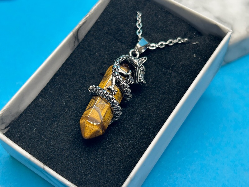 View 1 of 593790… dragon pendant on 19” chain in gift box
