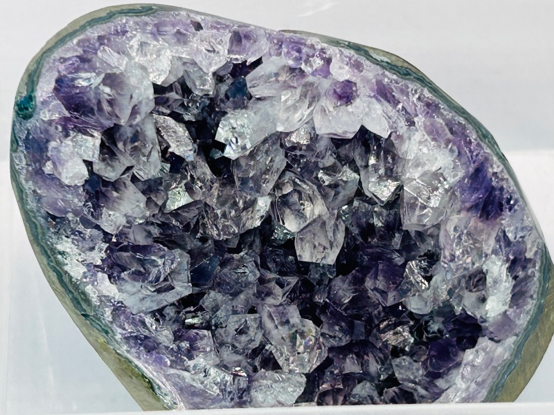 Photo 1 of 593826…amethyst crystal rock in 4 x 4” display 
