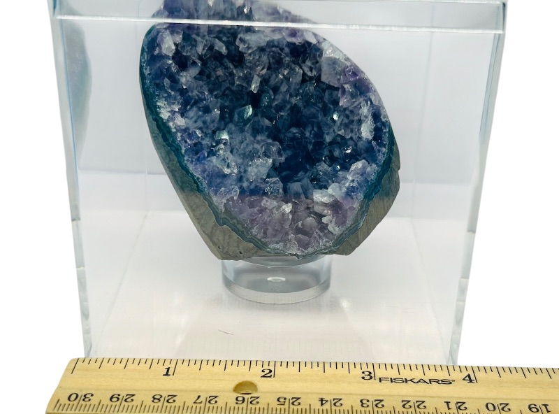 Photo 1 of 593826…amethyst crystal rock in 4 x 4” display 