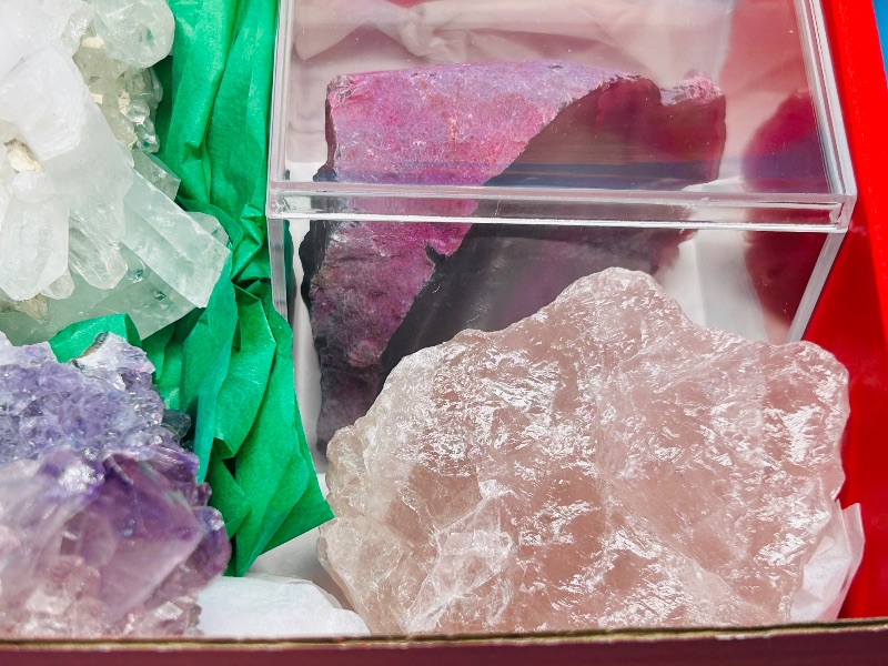 Photo 1 of 593837…rock collection - agate, pyrite, amethyst, crystal cluster, polished, quartz 