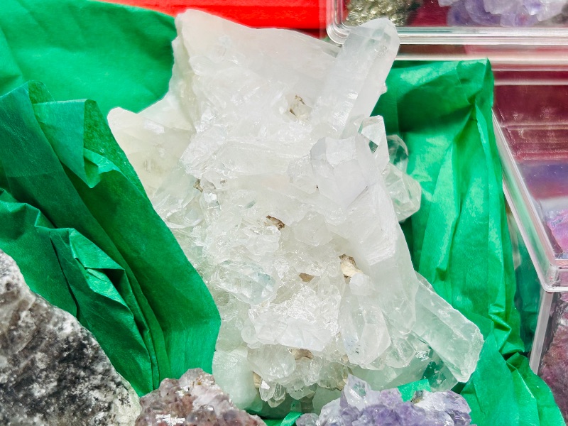 Photo 1 of 593837…rock collection - agate, pyrite, amethyst, crystal cluster, polished, quartz 