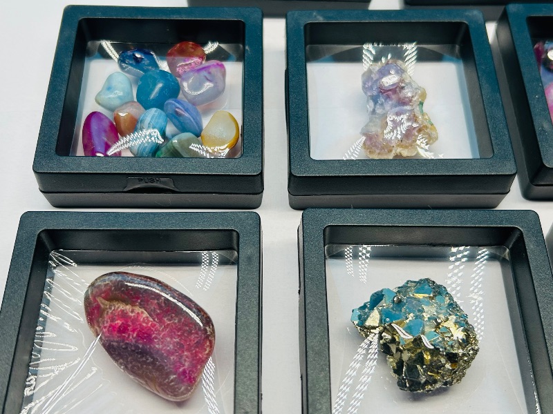 Photo 1 of 593838…8 small rock displays 2.5” x 2.5”