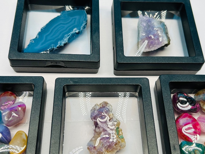 Photo 1 of 593838…8 small rock displays 2.5” x 2.5”