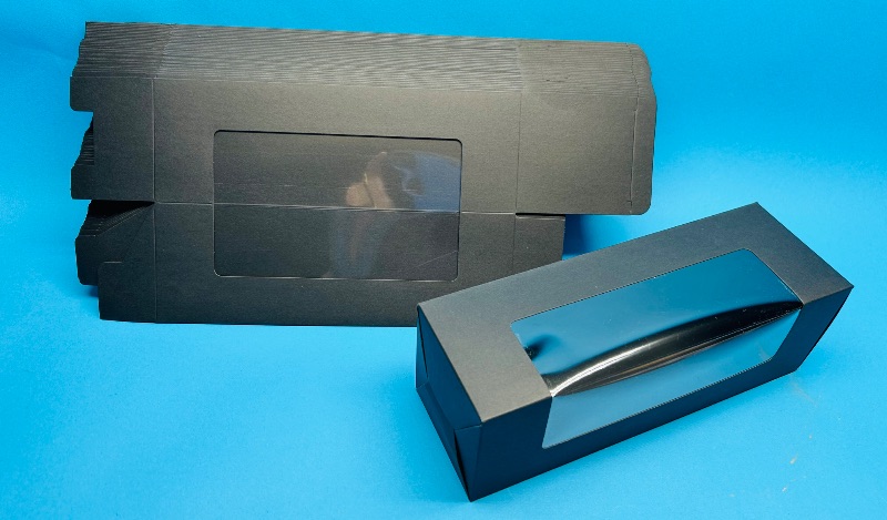 Photo 1 of 593839…30 boxes 10 X 3 X 3” with see thru front