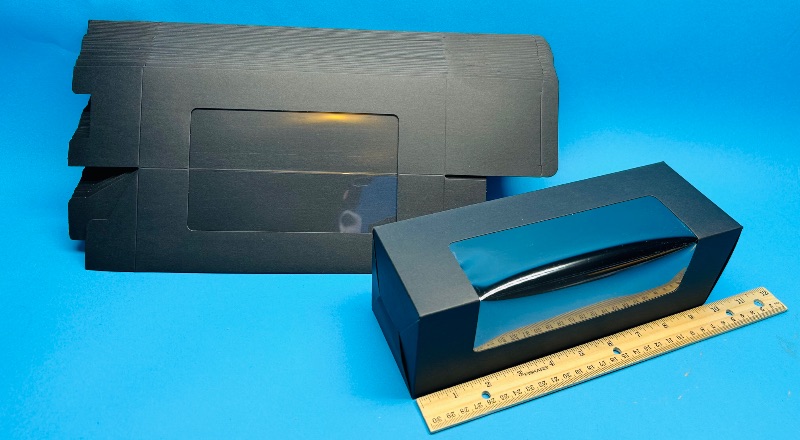 Photo 1 of 593839…30 boxes 10 X 3 X 3” with see thru front