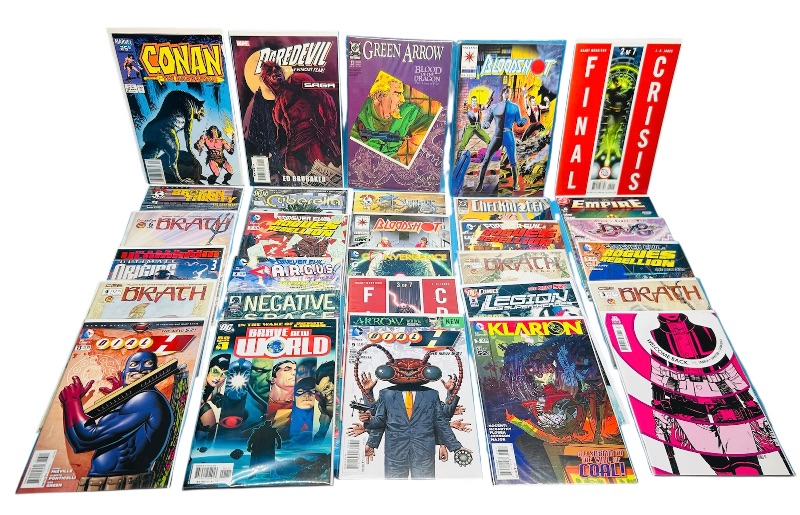 Photo 1 of 593840…final sale no return/refund-30 misc sleeved comics