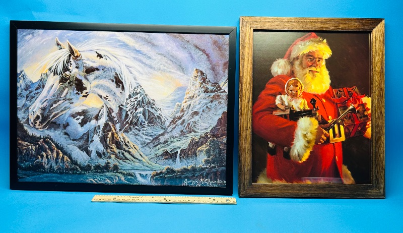 Photo 1 of 593845…2 framed posters 