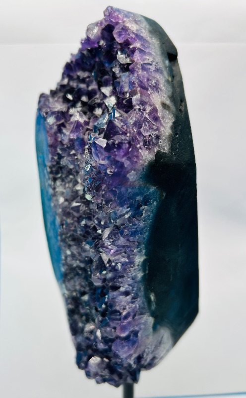 Photo 1 of 593846…xxlarge 12” amethyst crystal rock on stand-height includes stand