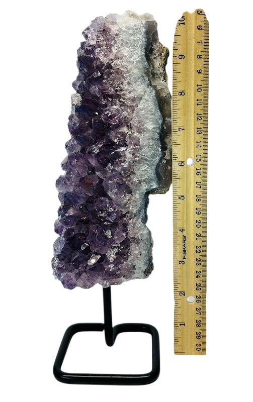 Photo 1 of 593847…Xlarge 11” amethyst crystal rock on stand-height includes stand