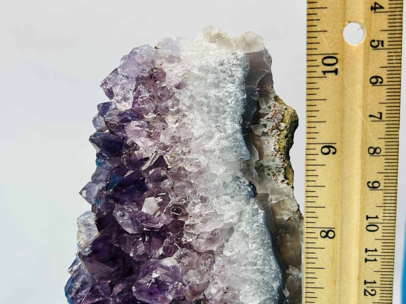 Photo 1 of 593847…Xlarge 11” amethyst crystal rock on stand-height includes stand