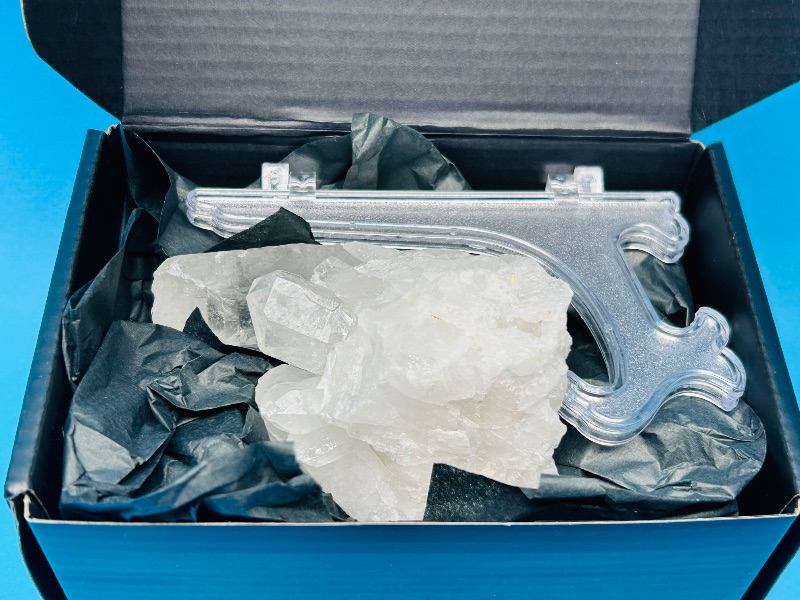 Photo 1 of 593885…4” crystal cluster with stand