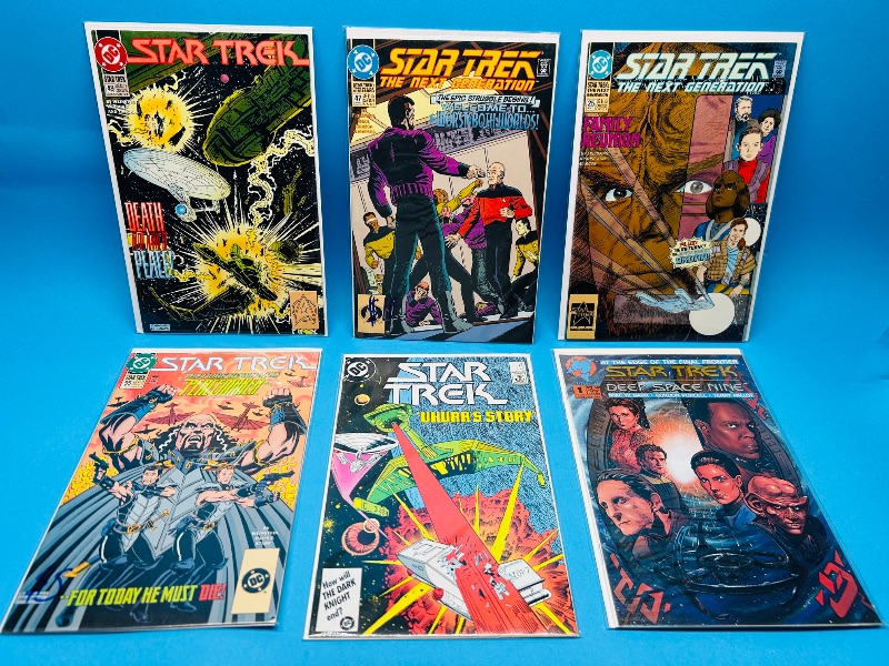 Photo 1 of 593888…6 Star Trek  comics in plastic sleeves 