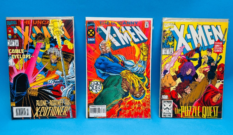 Photo 1 of 593955…3 X-men  comics in plastic sleeves 
