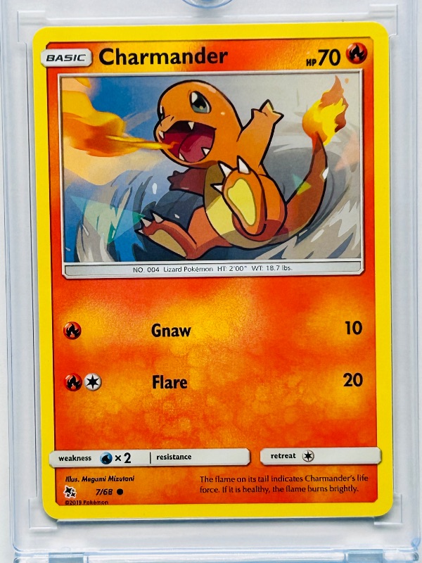 Photo 1 of 593983…charmander  Pokemon card in hard plastic case