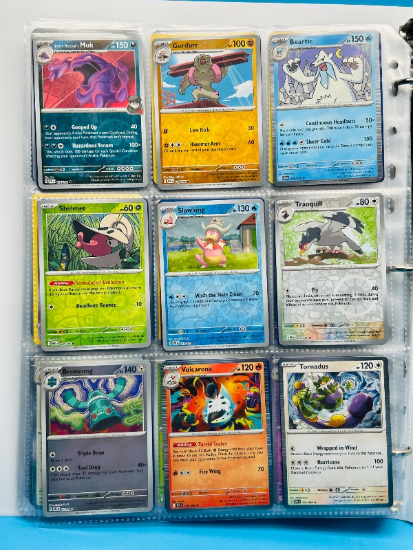 Photo 1 of 593994…final sale - 180 reverse and hologram Pokémon cards in binder-no return/refund