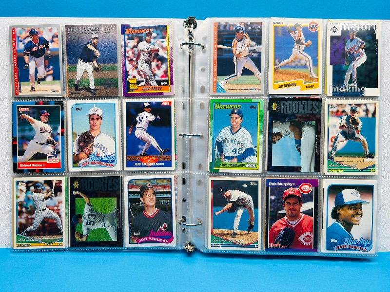 View 19 of 593996… final sale -360 baseball cards in binder-no return/refund
