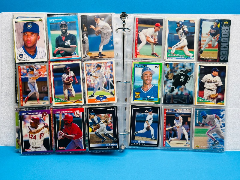 View 4 of 593996… final sale -360 baseball cards in binder-no return/refund