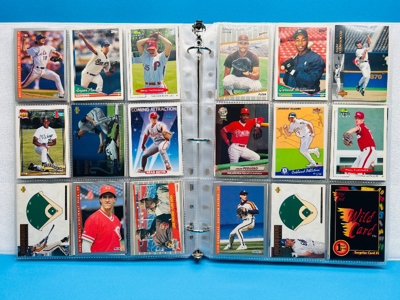 View 14 of 593996… final sale -360 baseball cards in binder-no return/refund