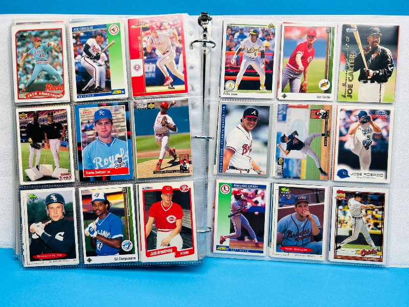 View 6 of 593996… final sale -360 baseball cards in binder-no return/refund