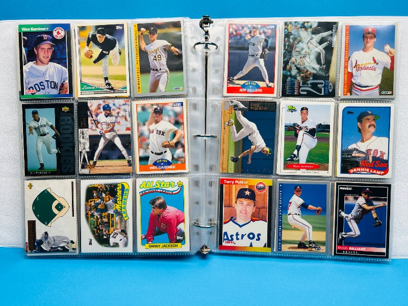 View 11 of 593996… final sale -360 baseball cards in binder-no return/refund