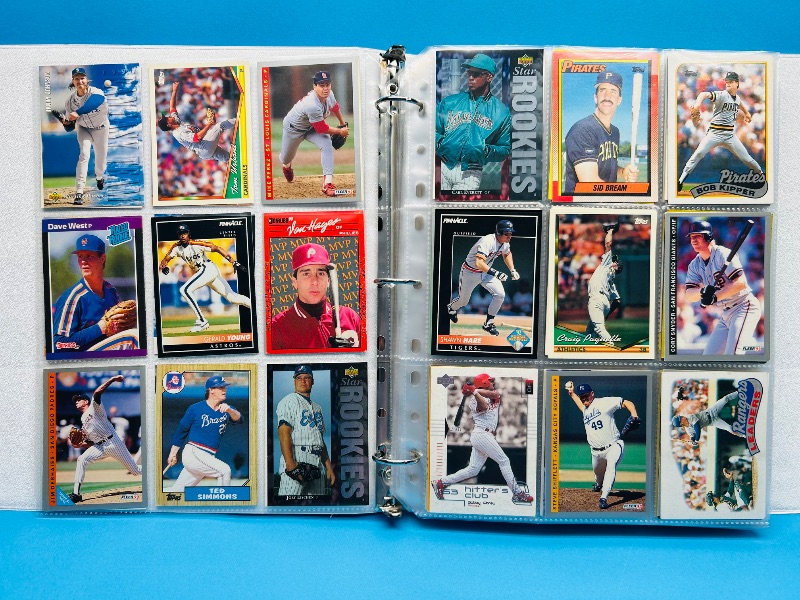 View 1 of 593996… final sale -360 baseball cards in binder-no return/refund