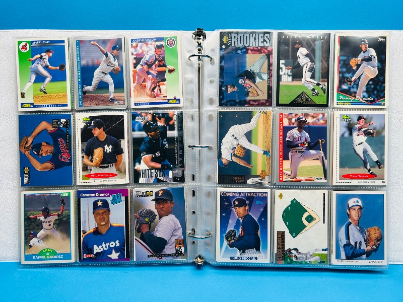View 18 of 593996… final sale -360 baseball cards in binder-no return/refund