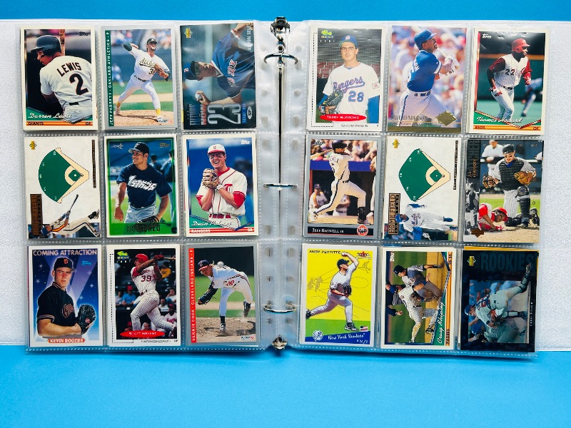 View 7 of 593996… final sale -360 baseball cards in binder-no return/refund