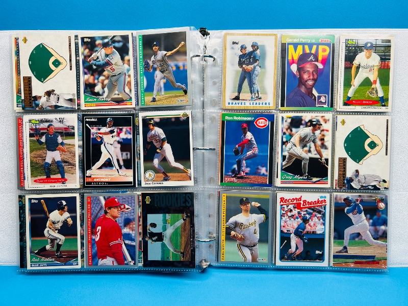 View 9 of 593996… final sale -360 baseball cards in binder-no return/refund