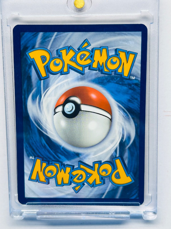 Photo 1 of 594006…Jolteon reverse  holo Pokémon card in hard plastic case