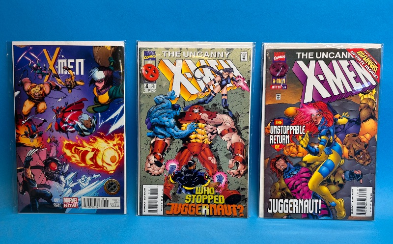 Photo 1 of 594035…3 X-men comics in plastic sleeves 