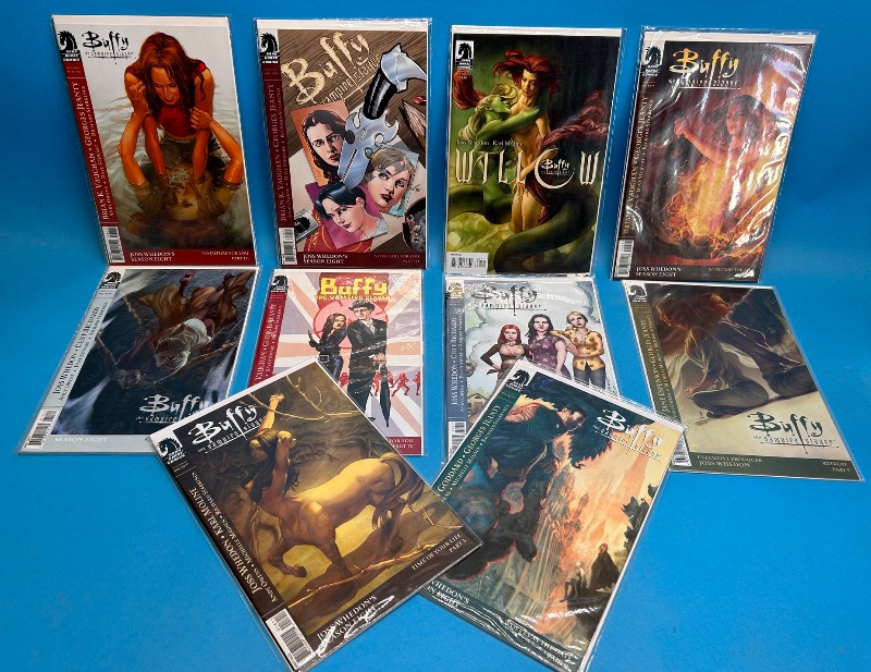 Photo 1 of 594050… 10 Buffy the vampire slayer  comics in plastic sleeves 