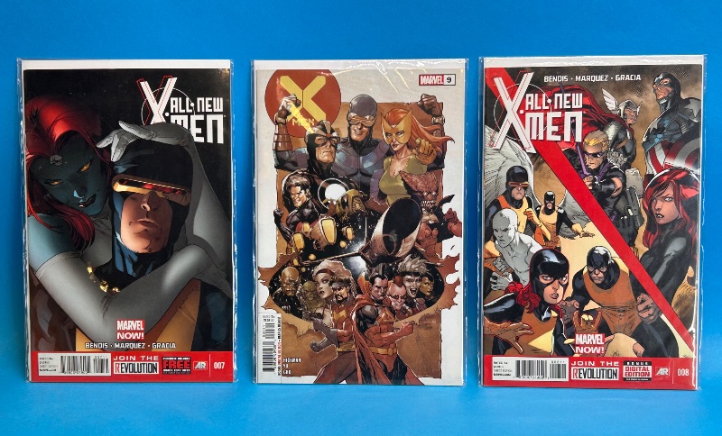 Photo 1 of 594051…3 X-men comics in plastic sleeves 