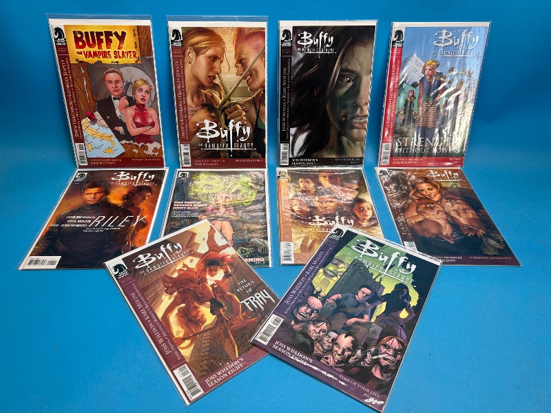 Photo 1 of 594055…10 Buffy the vampire slayer comics in plastic sleeves