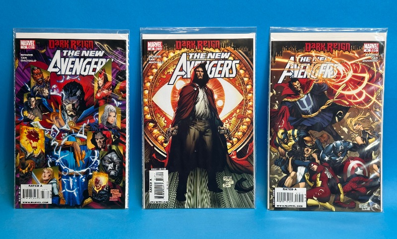 Photo 1 of 594057…3 Avengers comics in plastic sleeves 
