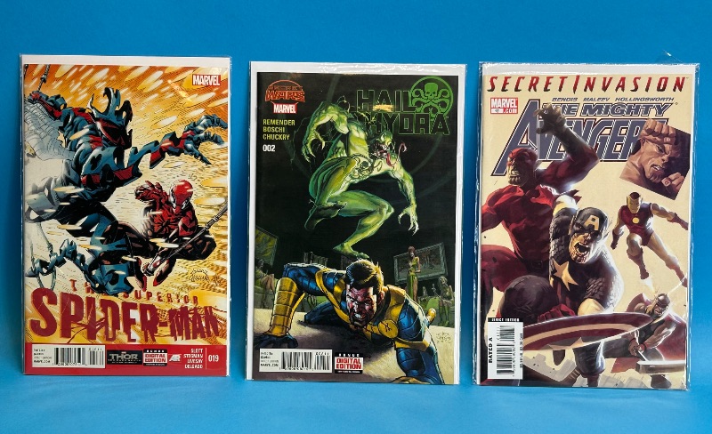 Photo 1 of 594063…3 comics in plastic sleeves 