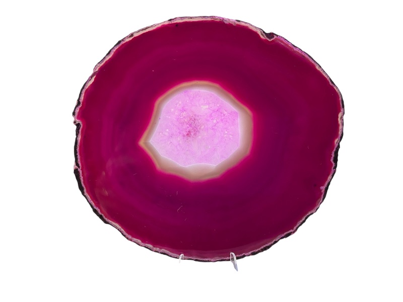 Photo 1 of 594092…6” agate slice with stand in gift box