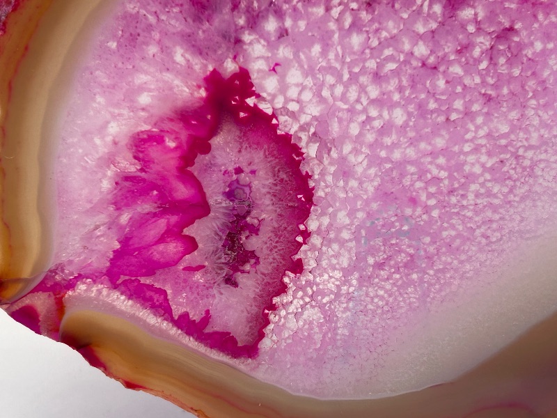 Photo 1 of 594100… 6” agate slice with stand in gift box