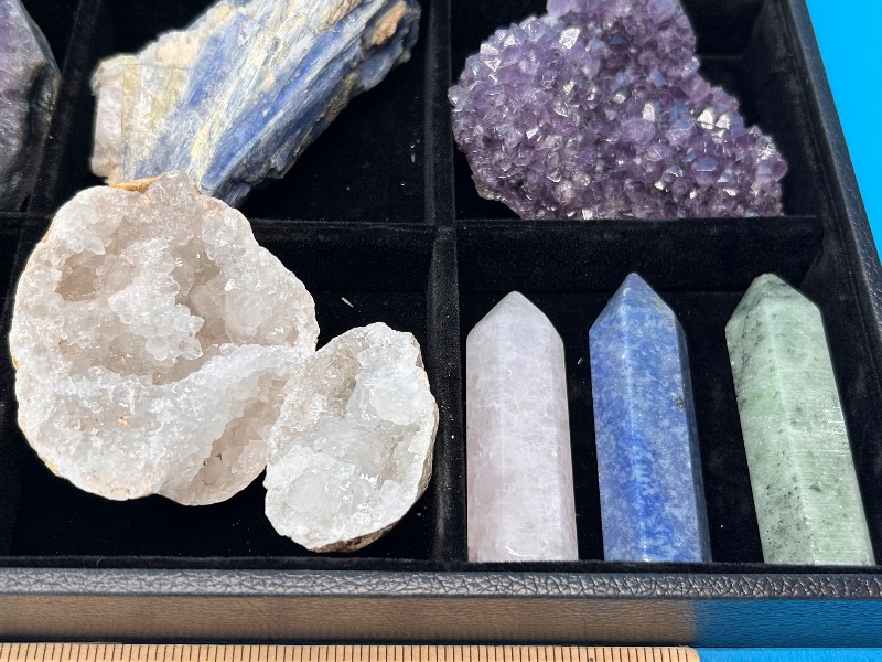 Photo 1 of 594103…large rock collection-amethyst, agate, smokey quartz, celestite and more