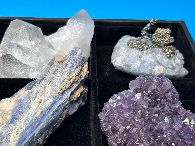 Photo 1 of 594103…large rock collection-amethyst, agate, smokey quartz, celestite and more